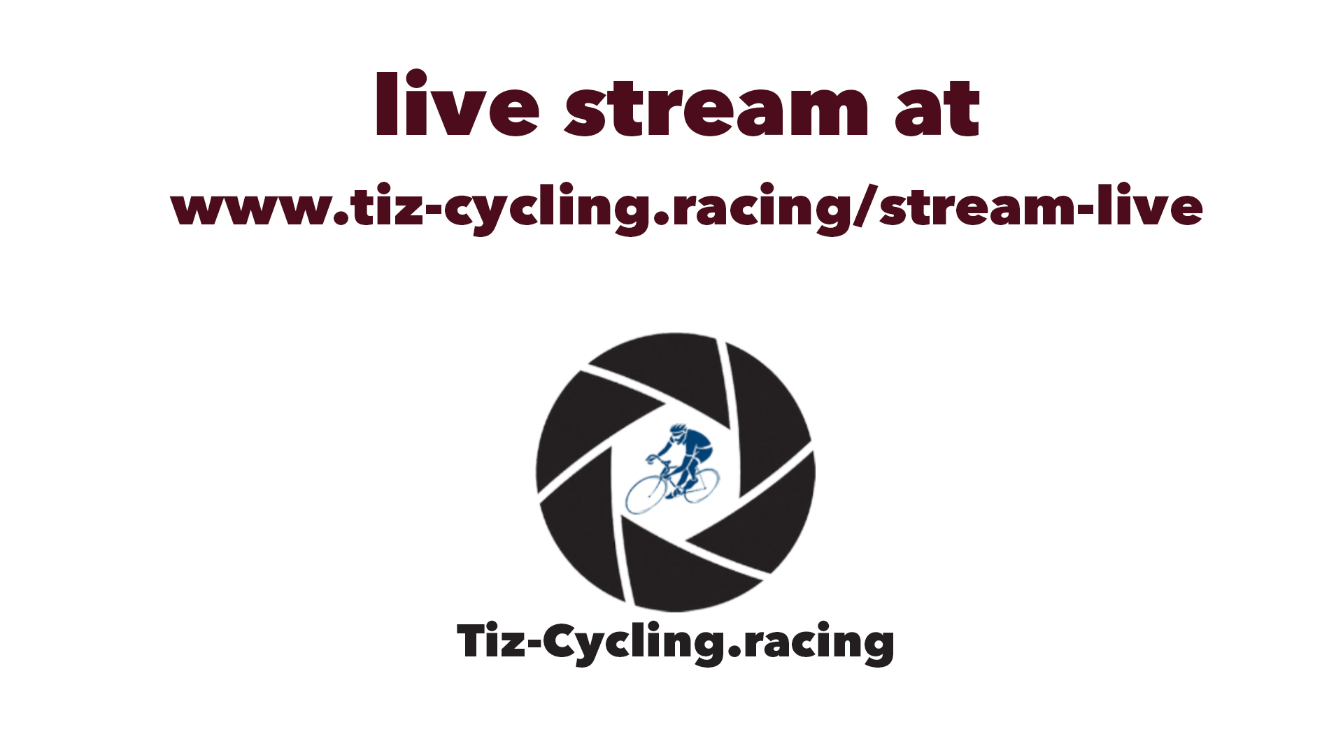 tiz cycling racing live stream today